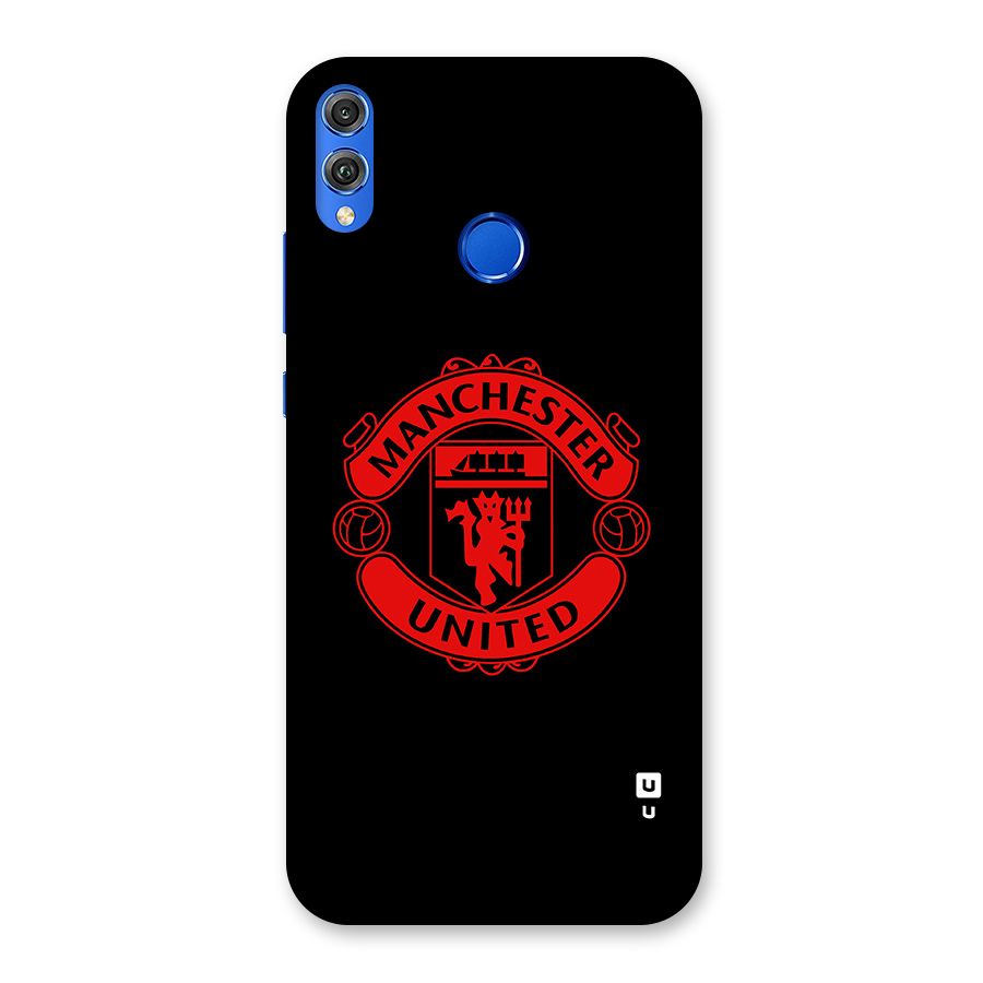 Bold Mancheter United Back Case for Honor 8X