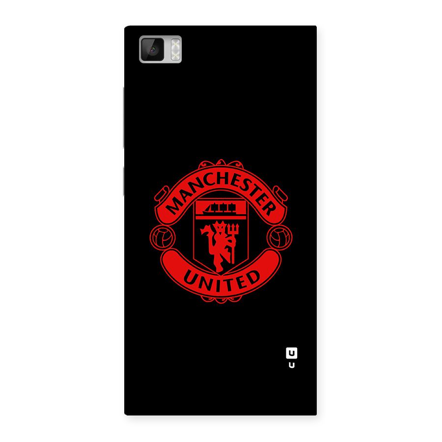 Bold Mancheter United Back Case for Mi3
