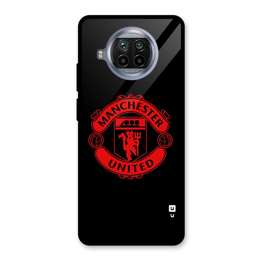 Bold Mancheter United Glass Back Case for Mi 10i