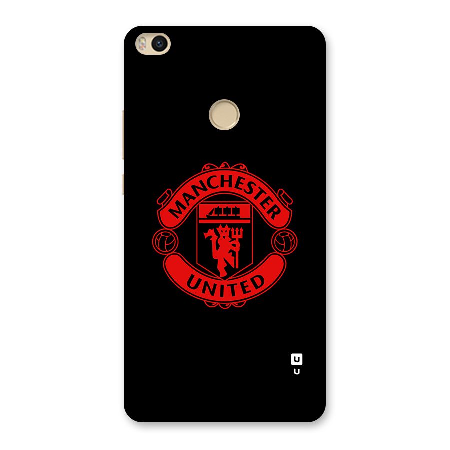 Bold Mancheter United Back Case for Mi Max 2