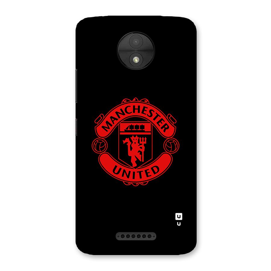 Bold Mancheter United Back Case for Moto C