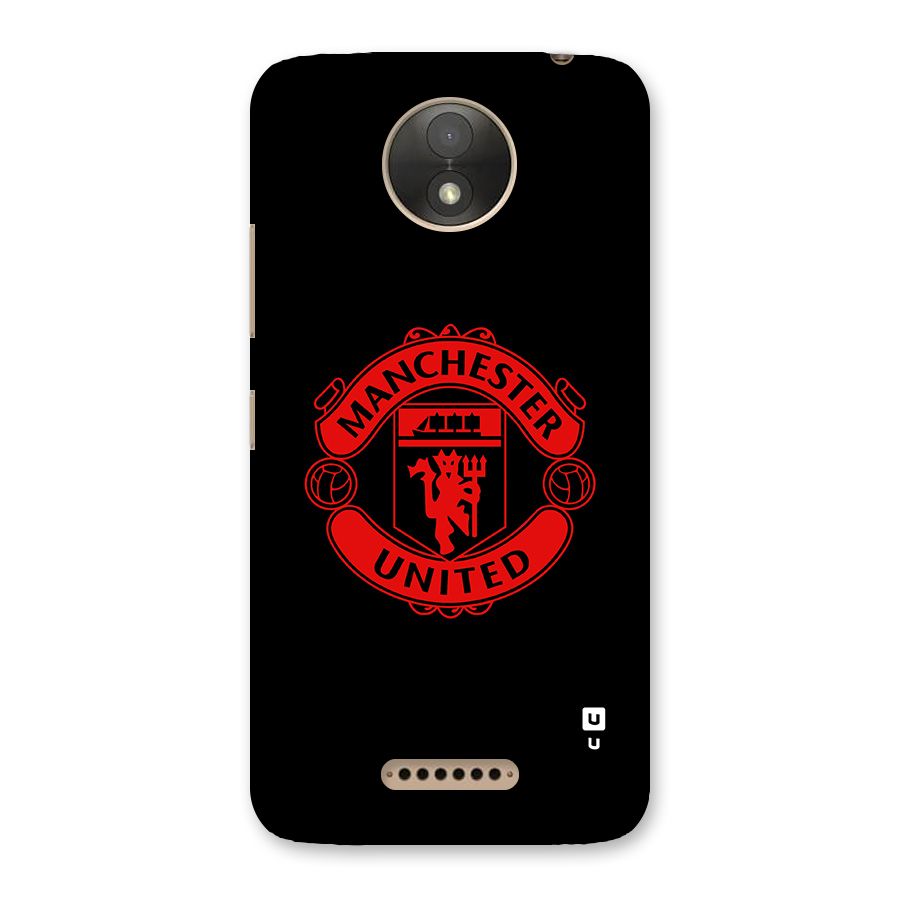 Bold Mancheter United Back Case for Moto C Plus