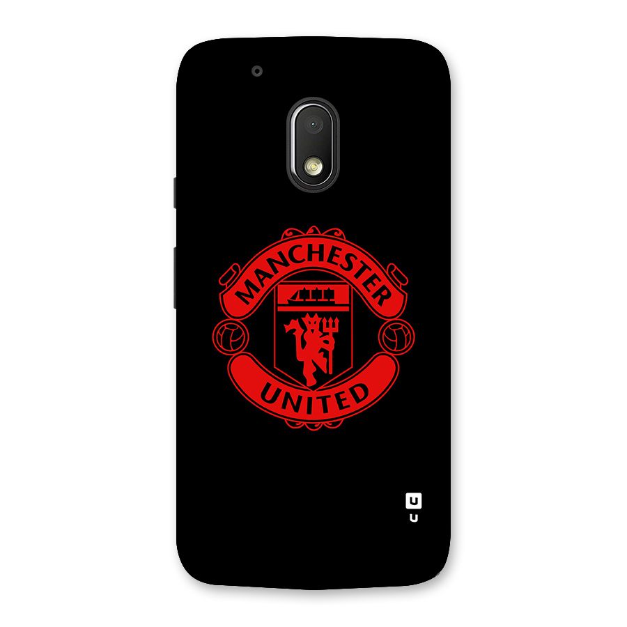 Bold Mancheter United Back Case for Moto G4 Play