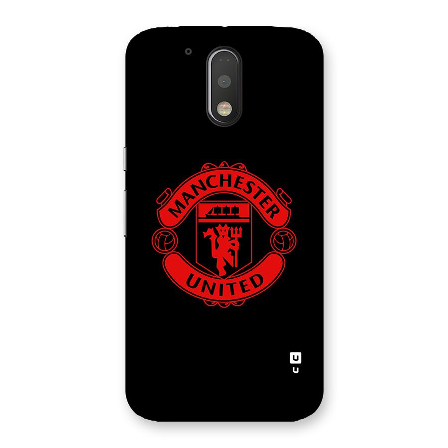Bold Mancheter United Back Case for Moto G4 Plus