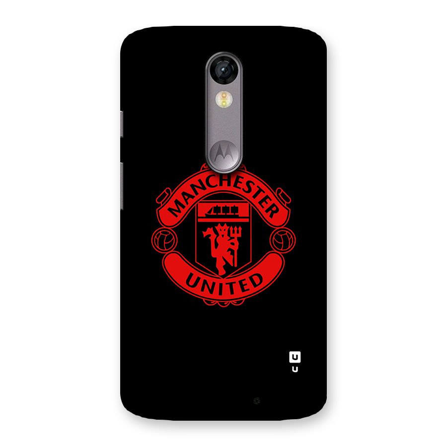 Bold Mancheter United Back Case for Moto X Force