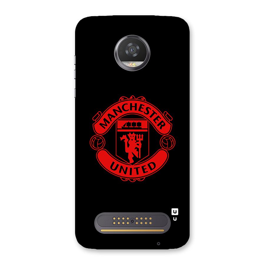 Bold Mancheter United Back Case for Moto Z2 Play