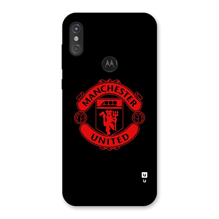 Bold Mancheter United Back Case for Motorola One Power