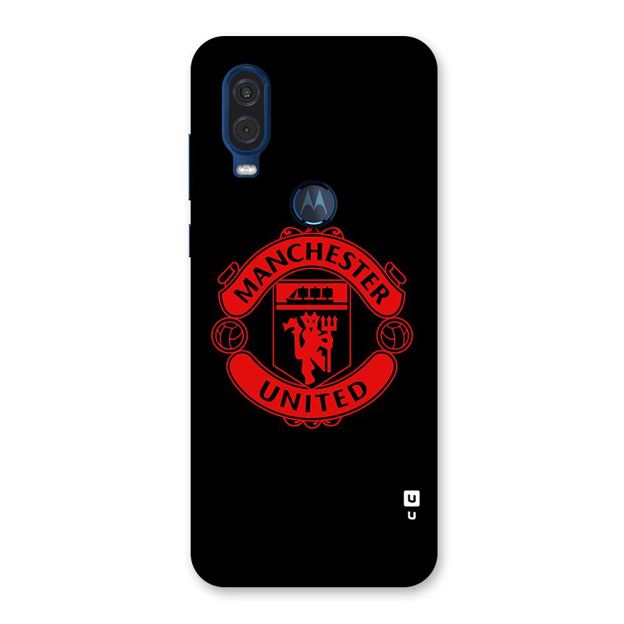 Bold Mancheter United Back Case for Motorola One Vision