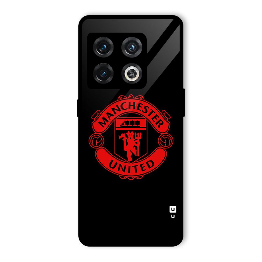 Bold Mancheter United Glass Back Case for OnePlus 10 Pro 5G