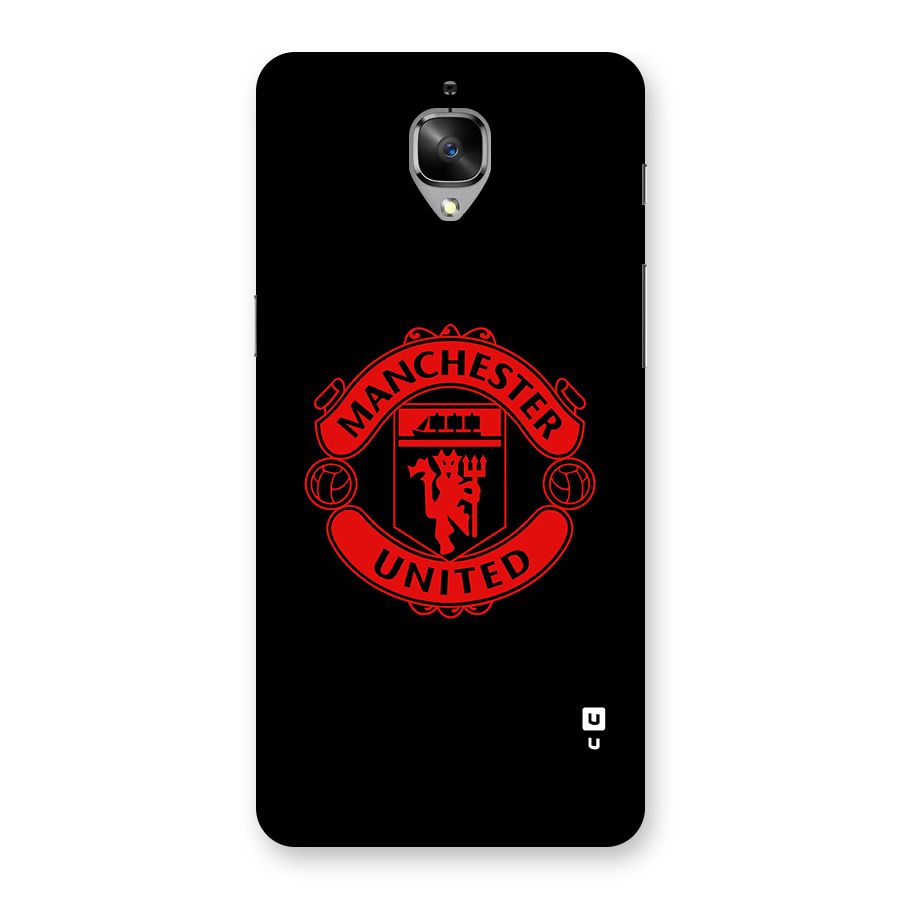 Bold Mancheter United Back Case for OnePlus 3