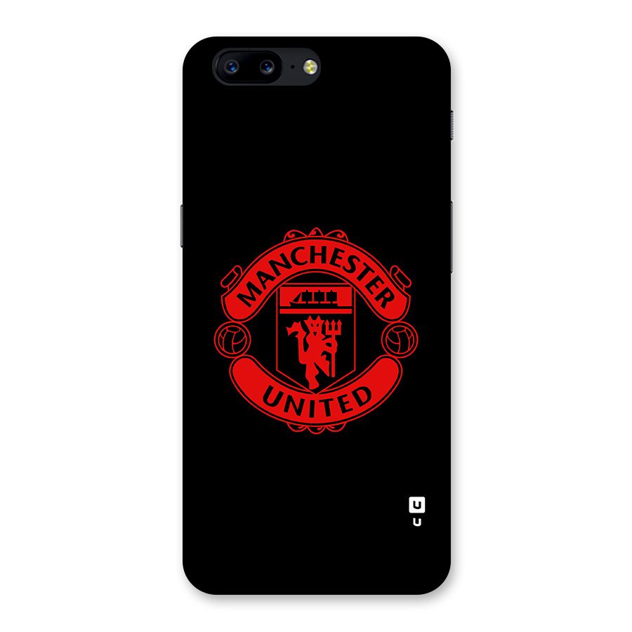 Bold Mancheter United Back Case for OnePlus 5