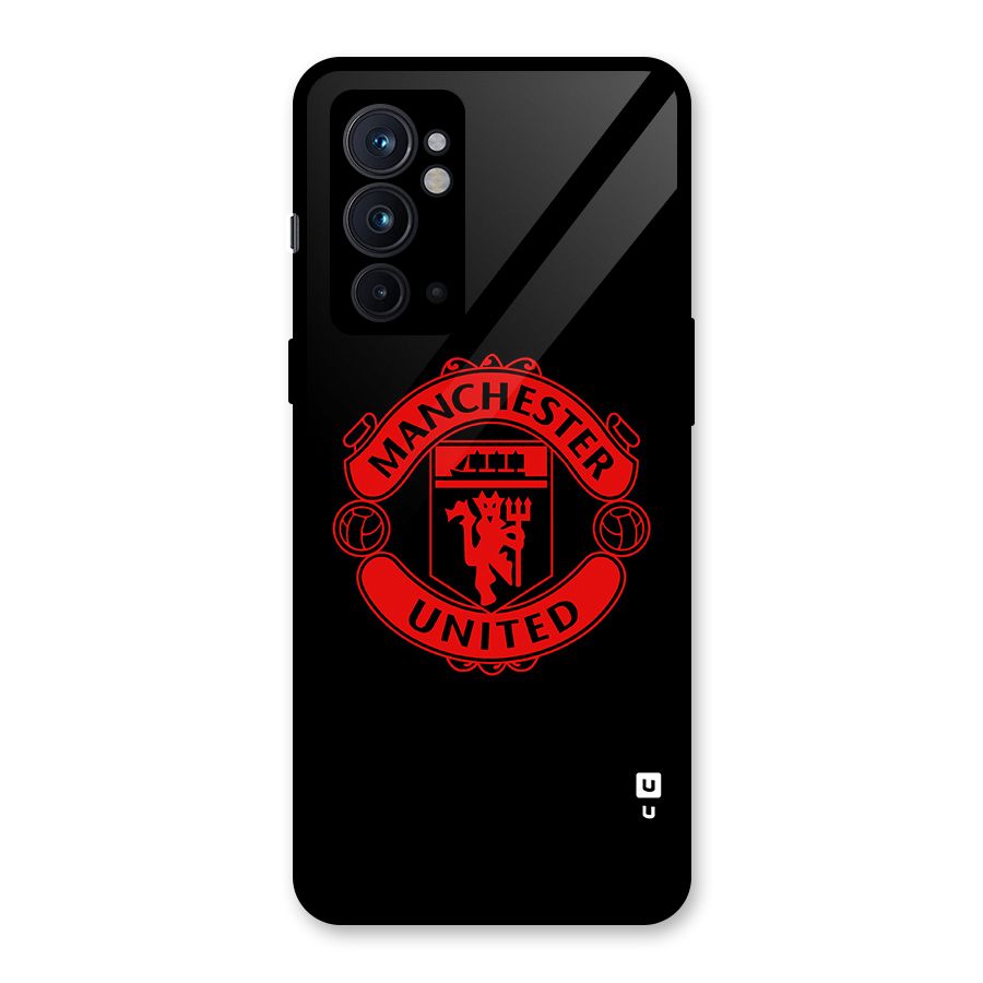 Bold Mancheter United Glass Back Case for OnePlus 9RT 5G