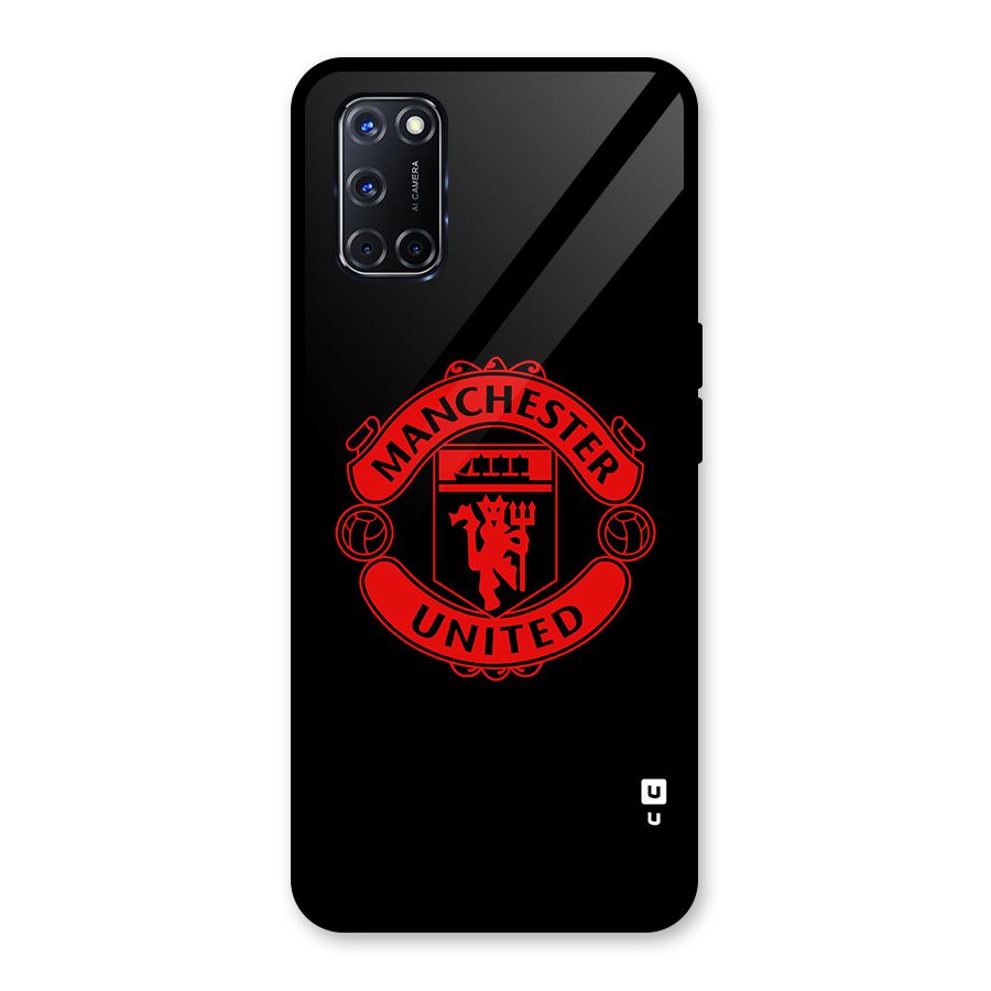 Bold Mancheter United Glass Back Case for Oppo A52