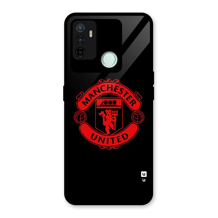 Bold Mancheter United Glass Back Case for Oppo A53