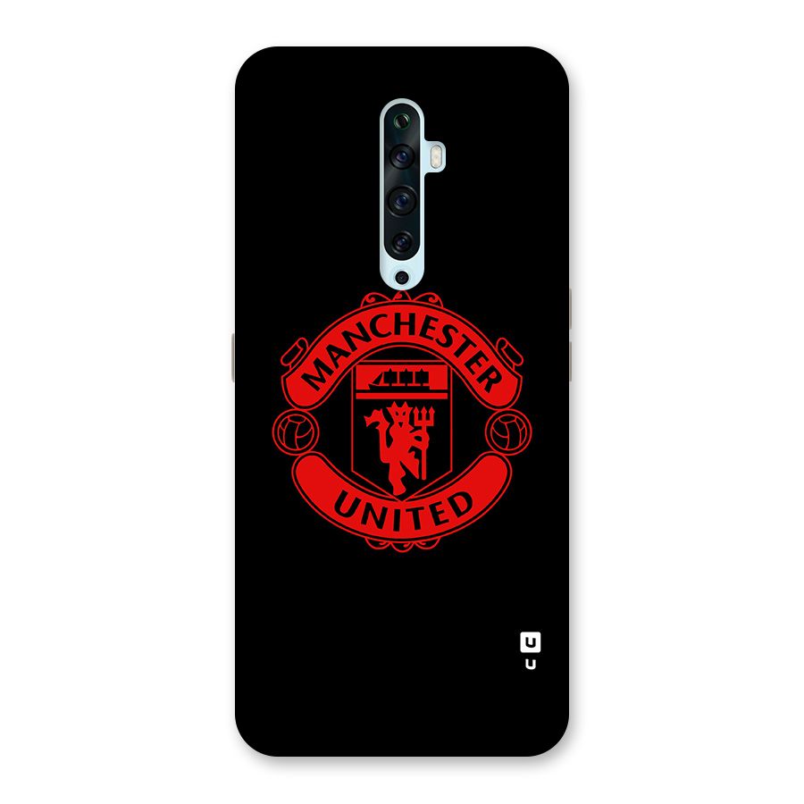 Bold Mancheter United Glass Back Case for Oppo Reno2 F