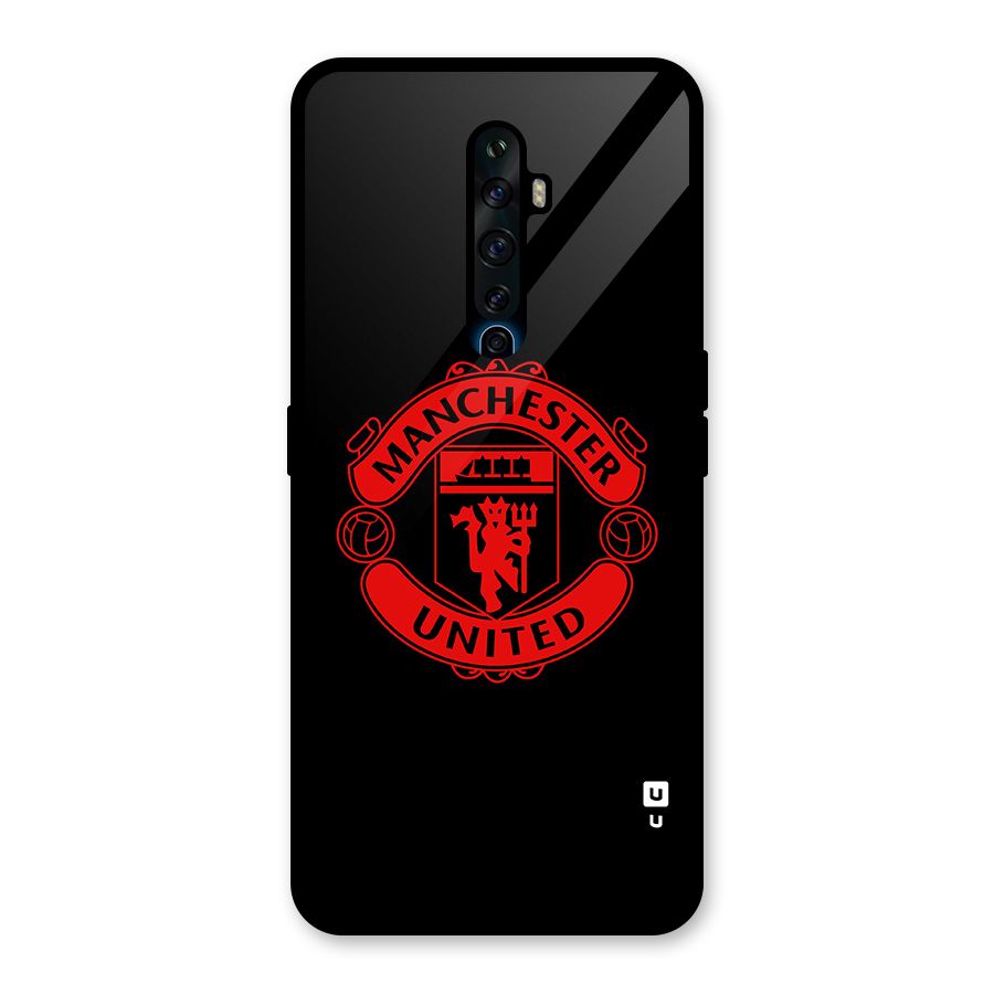 Bold Mancheter United Glass Back Case for Oppo Reno2 Z