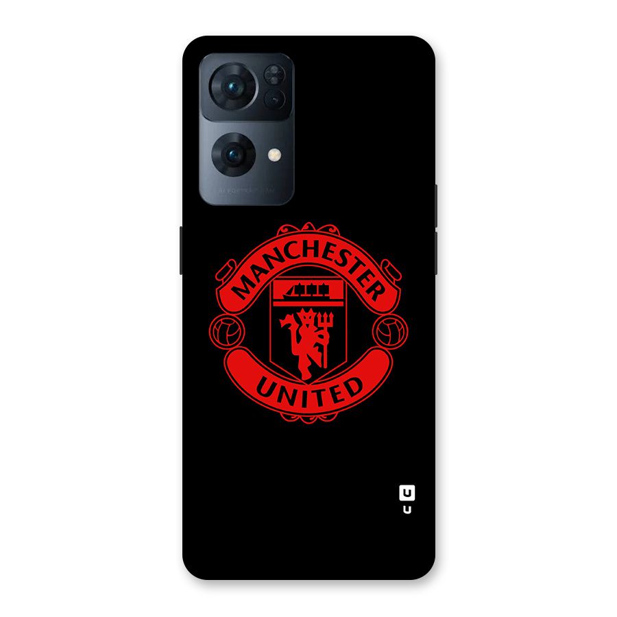 Bold Mancheter United Back Case for Oppo Reno7 Pro 5G