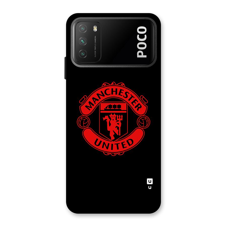 Bold Mancheter United Back Case for Poco M3