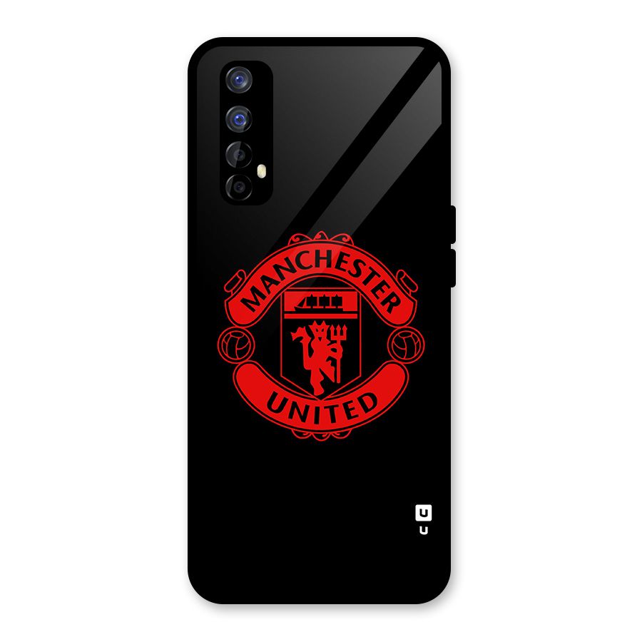 Bold Mancheter United Glass Back Case for Realme 7