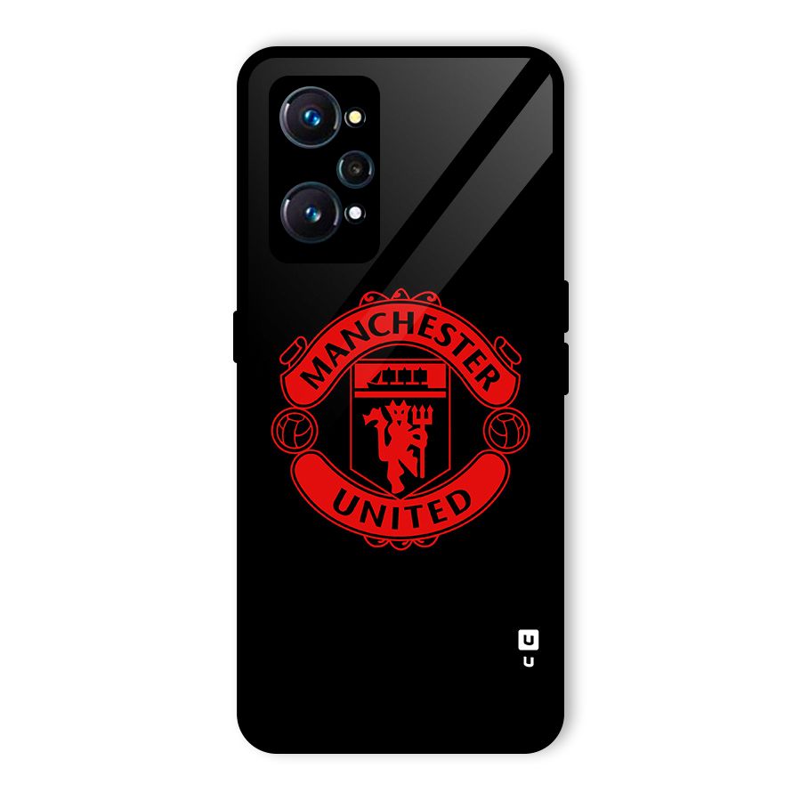 Bold Mancheter United Glass Back Case for Realme GT Neo2
