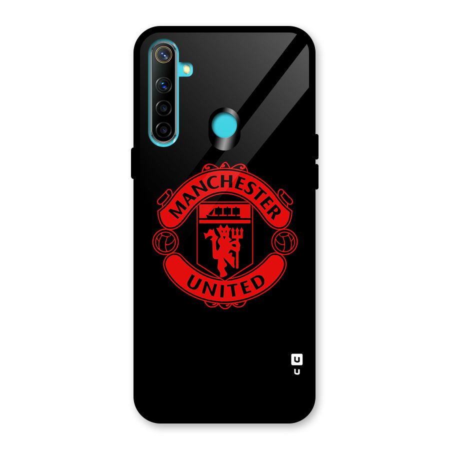 Bold Mancheter United Glass Back Case for Realme Narzo 10