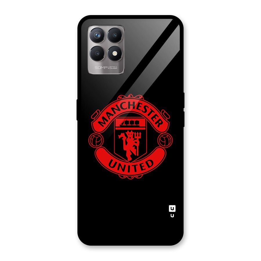 Bold Mancheter United Glass Back Case for Realme Narzo 50