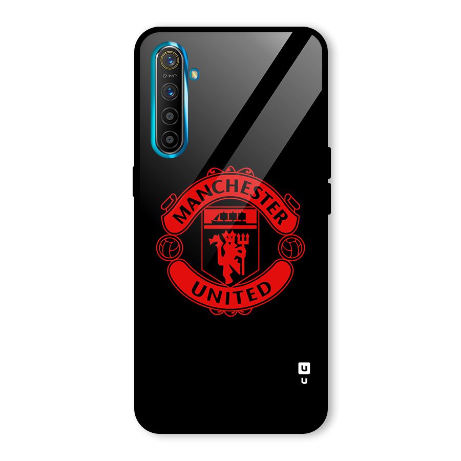 Bold Mancheter United Glass Back Case for Realme XT