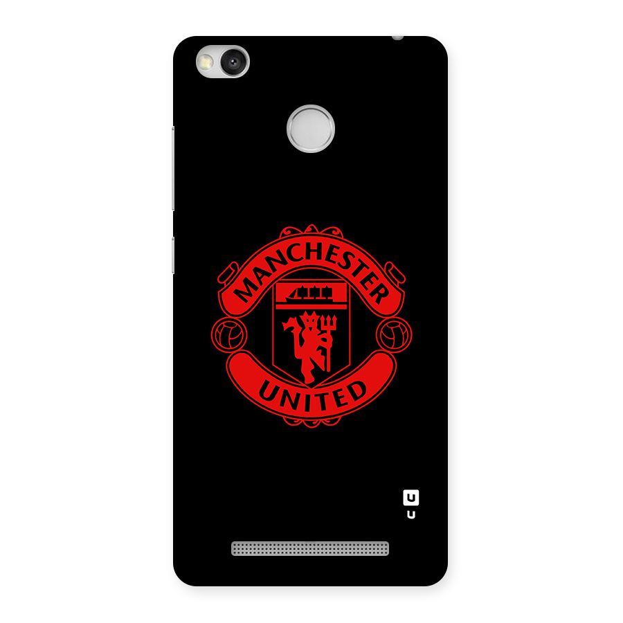 Bold Mancheter United Back Case for Redmi 3S Prime