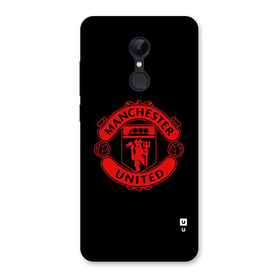 Bold Mancheter United Back Case for Redmi 5