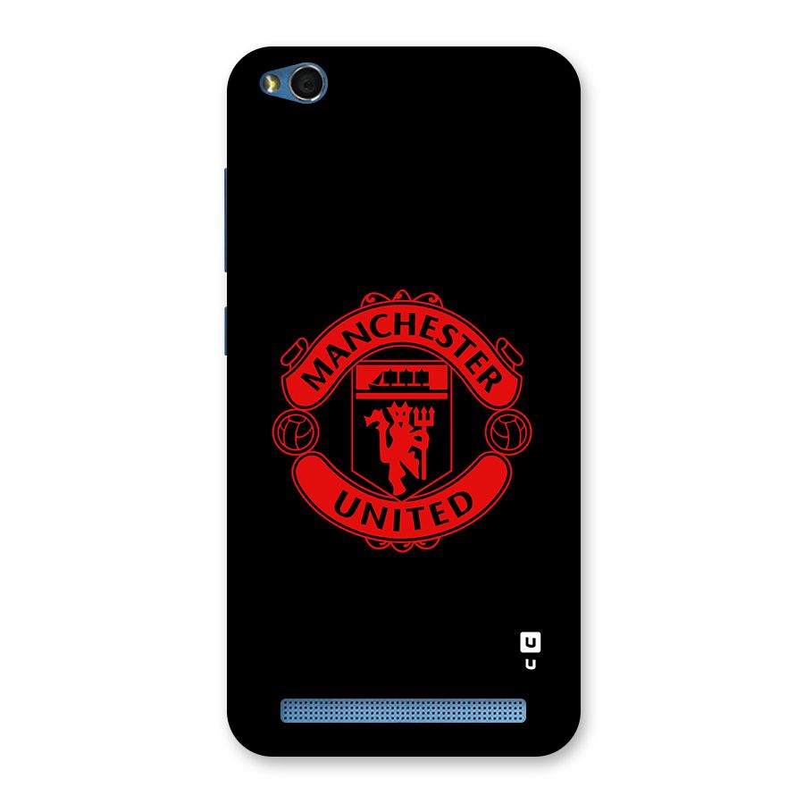 Bold Mancheter United Back Case for Redmi 5A