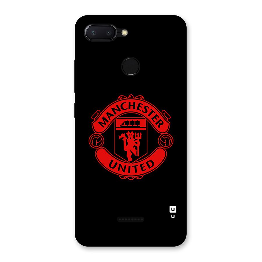 Bold Mancheter United Back Case for Redmi 6