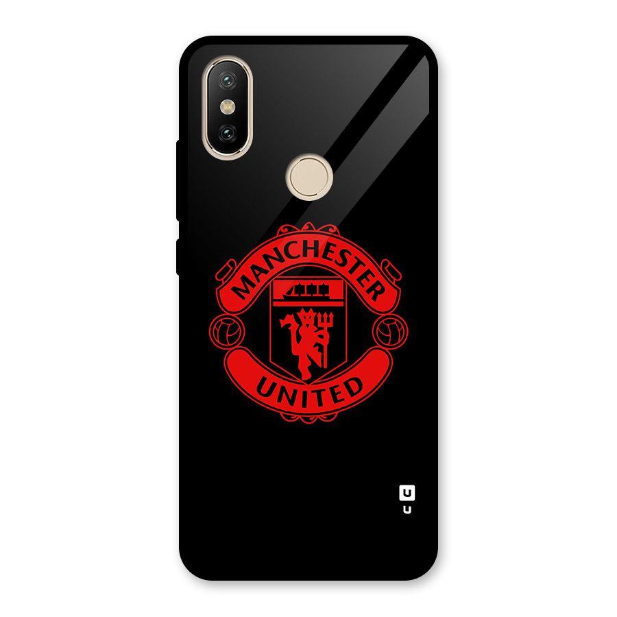 Bold Mancheter United Glass Back Case for Redmi A2