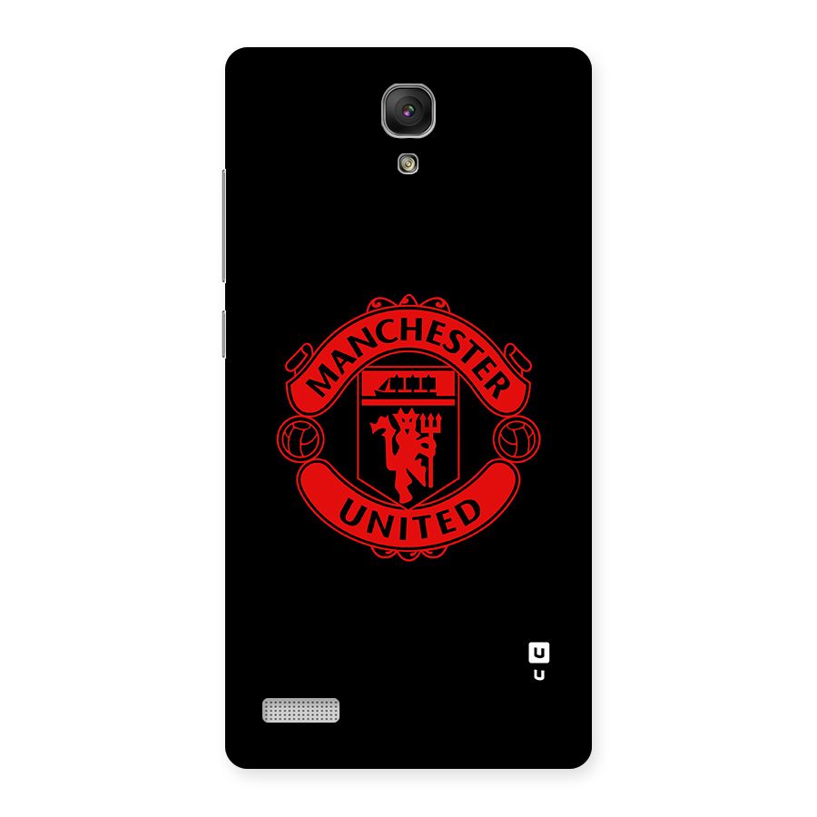 Bold Mancheter United Back Case for Redmi Note