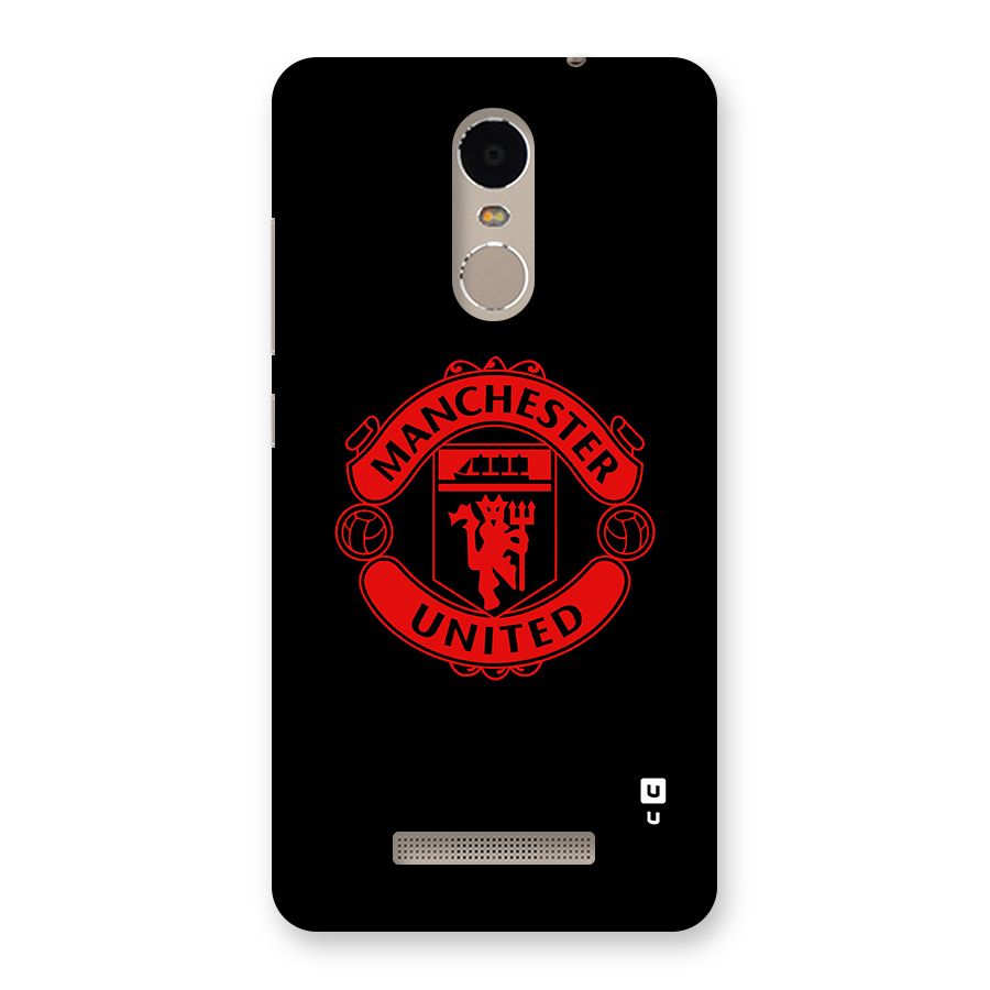 Bold Mancheter United Back Case for Redmi Note 3