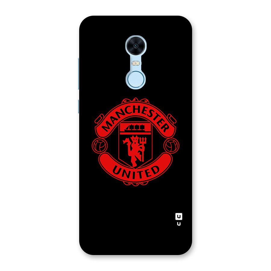 Bold Mancheter United Back Case for Redmi Note 5