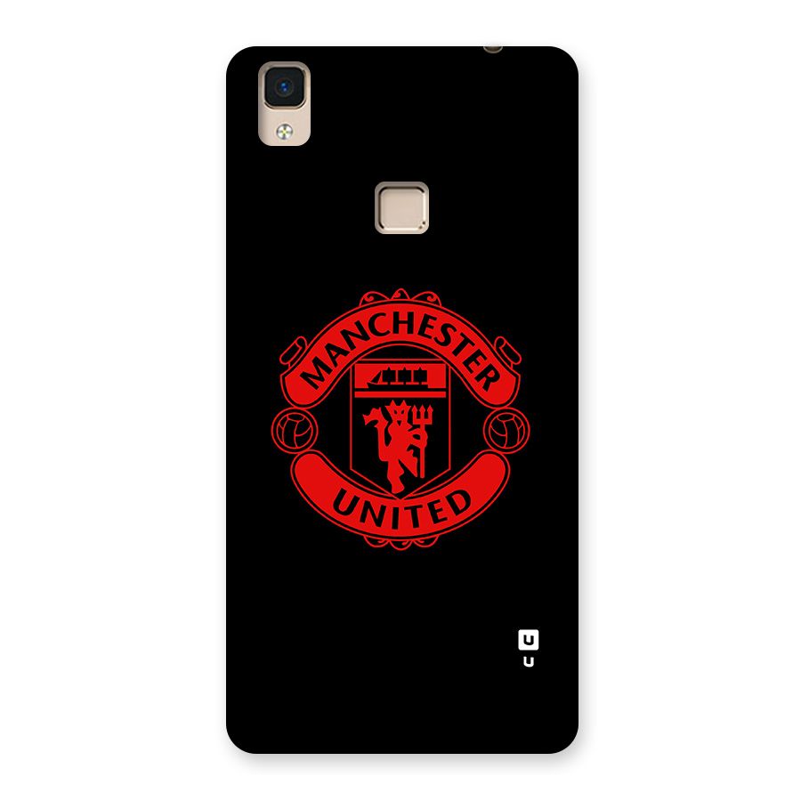 Bold Mancheter United Back Case for V3 Max