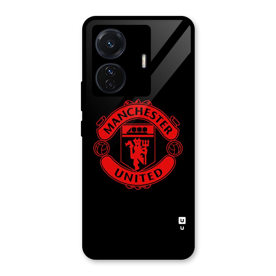 Bold Mancheter United Glass Back Case for Vivo T1 Pro