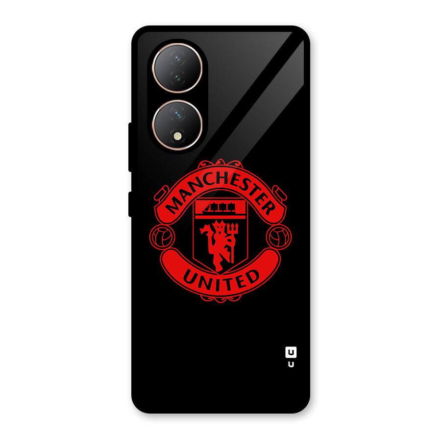 Bold Mancheter United Glass Back Case for Vivo T2