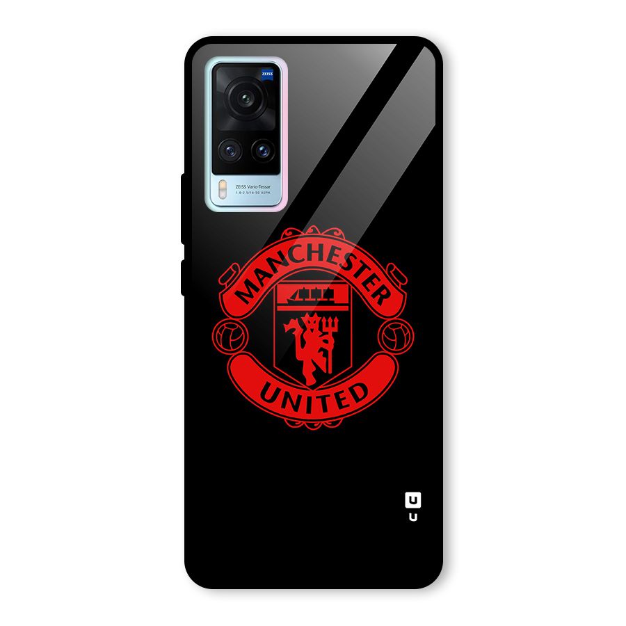Bold Mancheter United Glass Back Case for Vivo X60