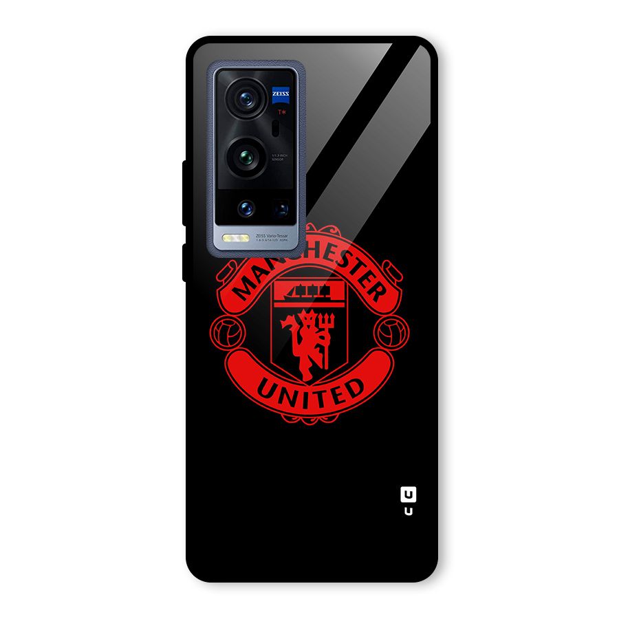 Bold Mancheter United Glass Back Case for Vivo X60 Pro Plus
