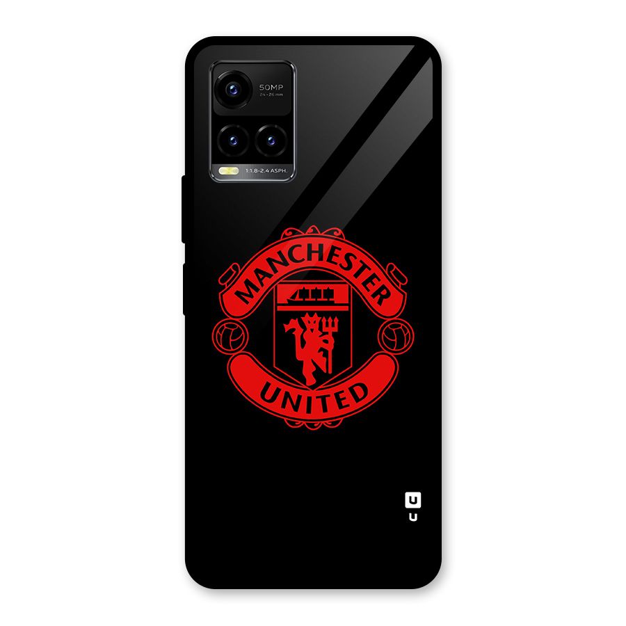 Bold Mancheter United Glass Back Case for Vivo Y21T
