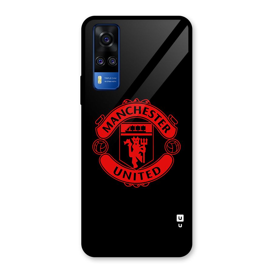 Bold Mancheter United Glass Back Case for Vivo Y31