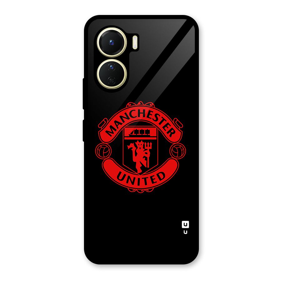 Bold Mancheter United Glass Back Case for Vivo Y56