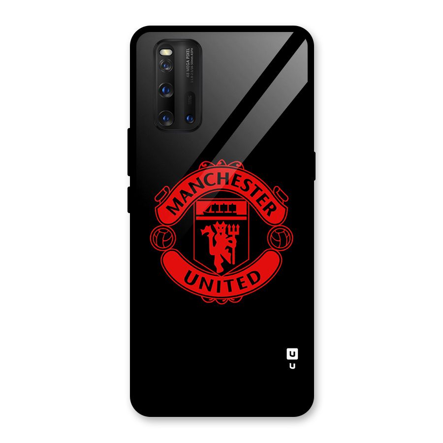 Bold Mancheter United Glass Back Case for Vivo iQOO 3