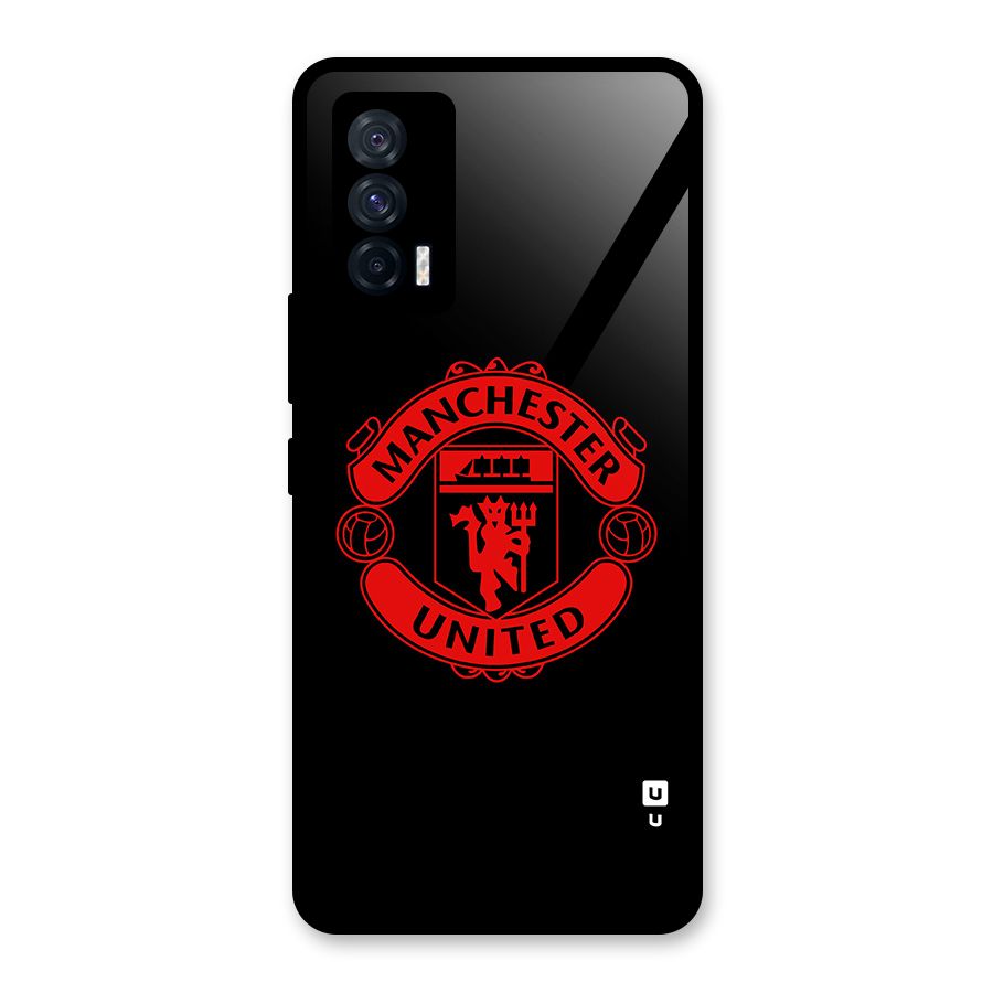 Bold Mancheter United Glass Back Case for Vivo iQOO 7 5G