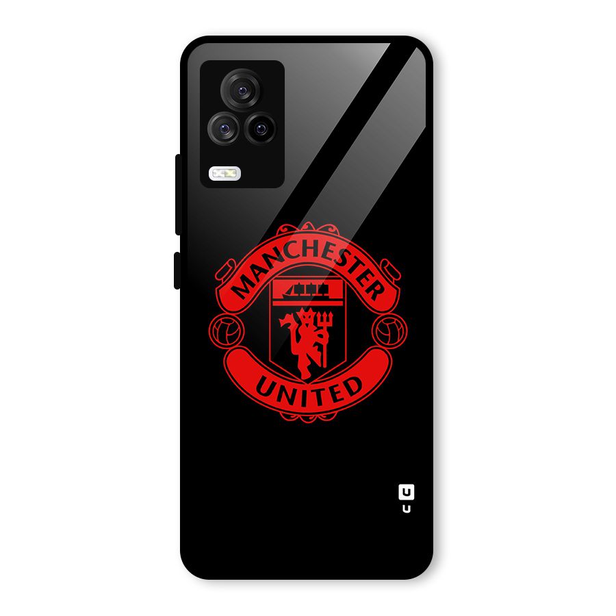 Bold Mancheter United Glass Back Case for Vivo iQOO 7 Legend 5G