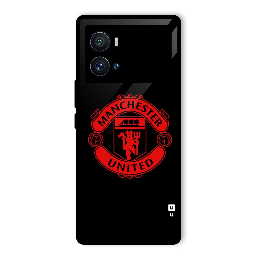 Bold Mancheter United Glass Back Case for Vivo iQOO 9 Pro