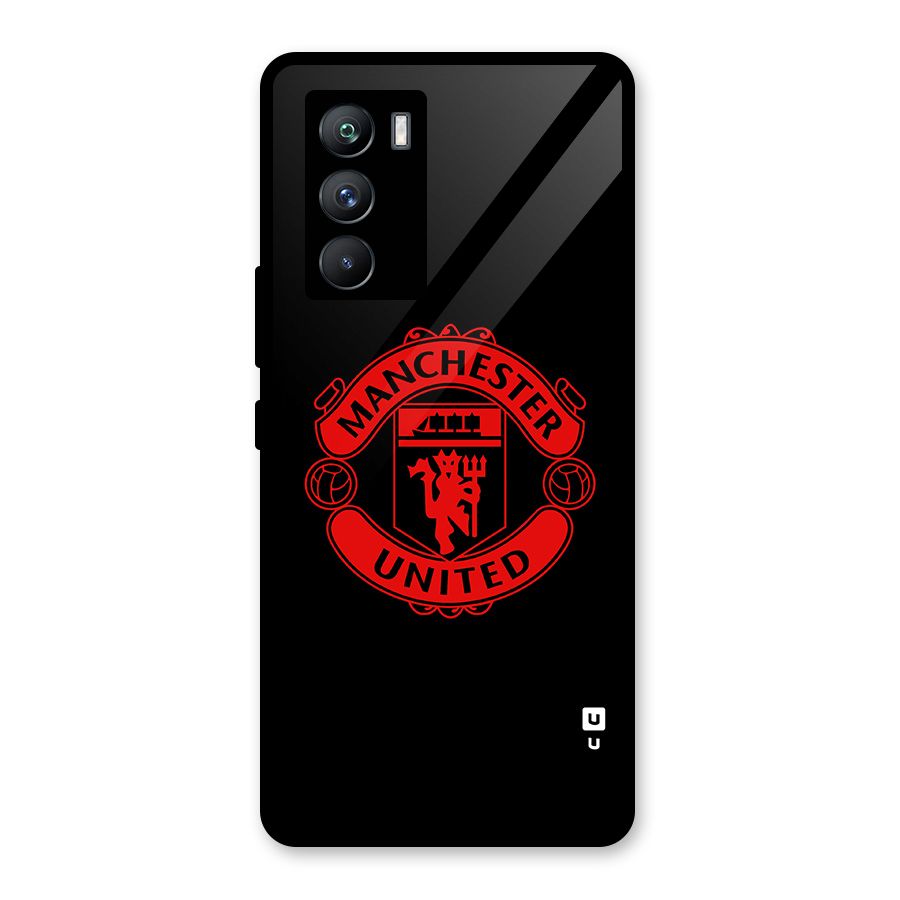 Bold Mancheter United Glass Back Case for Vivo iQOO 9 SE