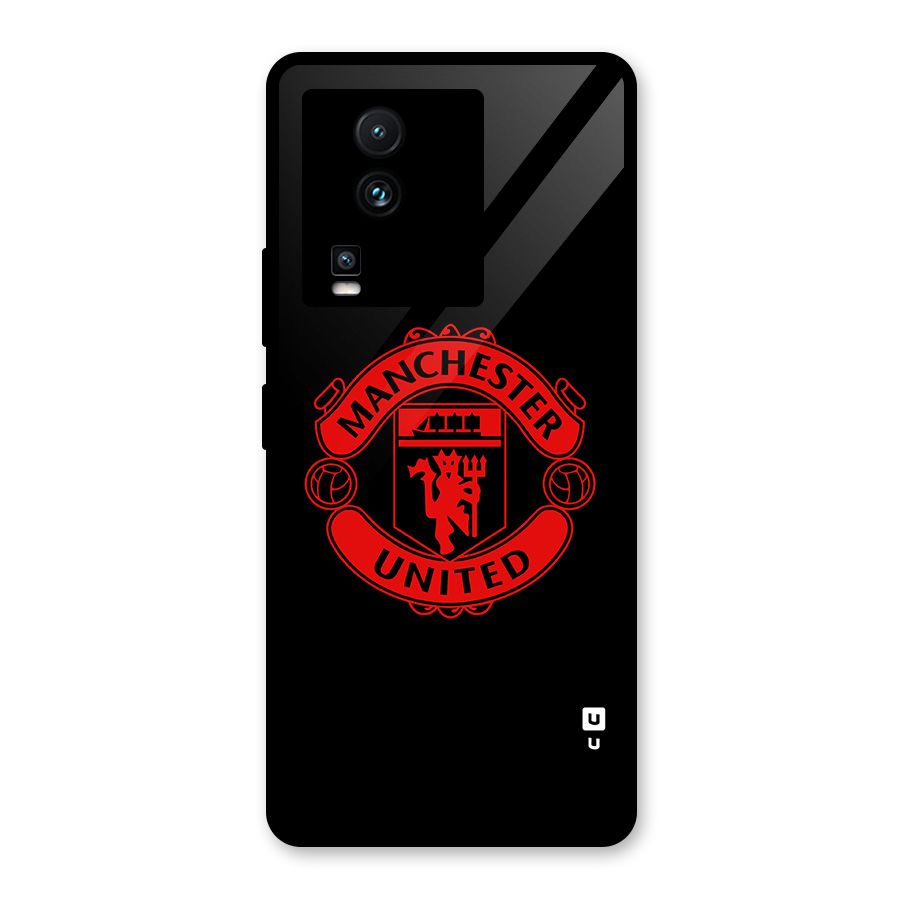 Bold Mancheter United Glass Back Case for Vivo iQOO Neo 7