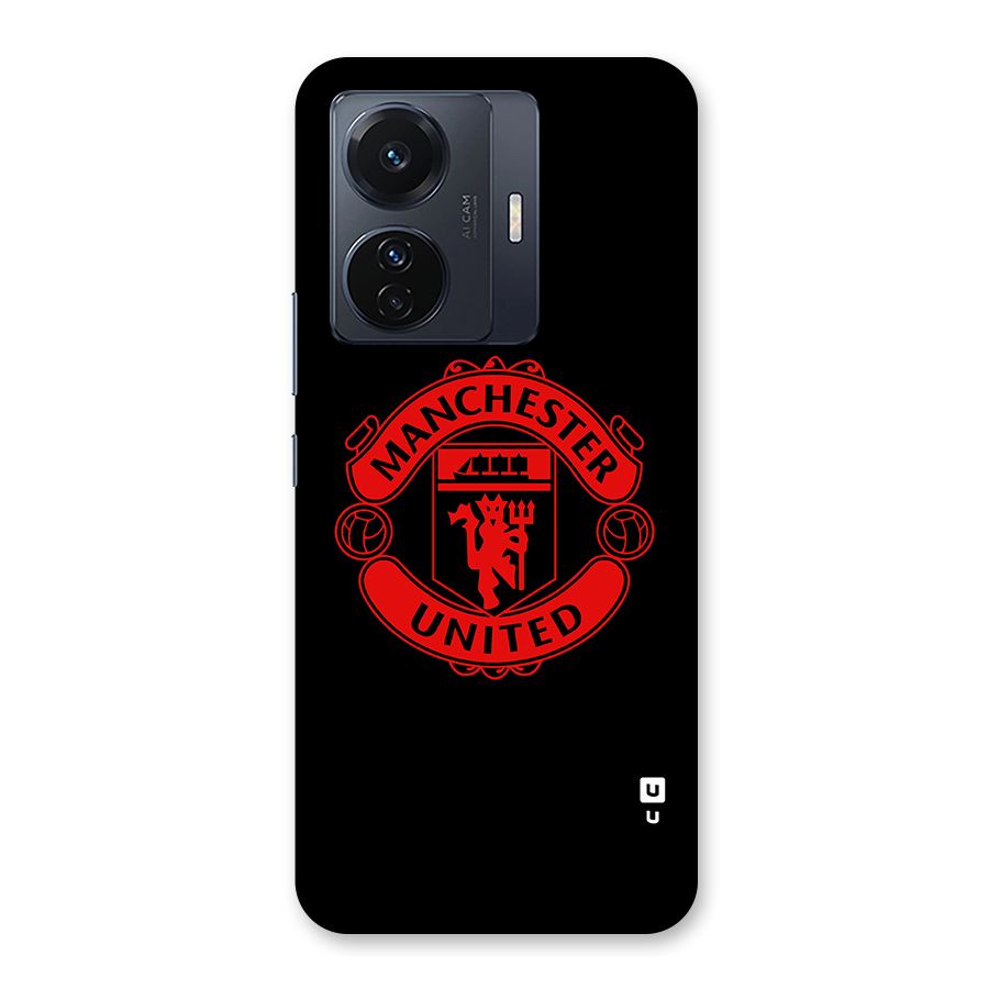 Bold Mancheter United Glass Back Case for Vivo iQOO Z6 Pro